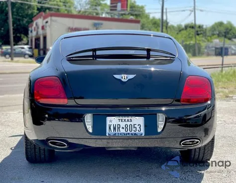 2005 Bentley Continental Gt from USA, damaged, VIN SCBCR63W65C027606